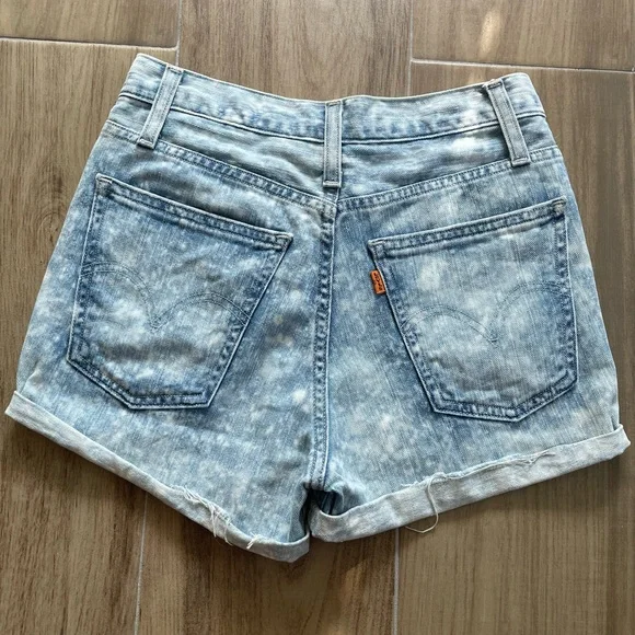 Levi's Shorts Rare Vintage Levis Orange Tag Acid Wash High